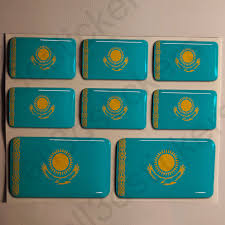 Kazakhstan kasachstan flagge adler russland cccp sowjetunion popsockets popgrip ausziehbarer sockel und griff fur handys tablets mit tauschbarem top amazon de elektronik / hd wallpapers and background images. Kfz Aufkleber Kasachstan 3d Flagge Fahne Gedomt Epoxy Resin