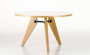 Prouve Gueridon Table Round Wood Table Dining Table Dining Table In Kitchen