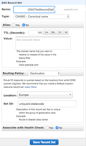 With a cname record, you can use a subdomain as an alias for another domain. How To Create A Cname Record With Aws Sdk Stack Overflow