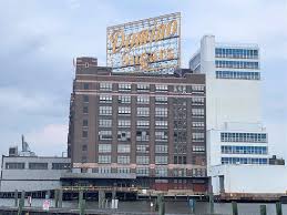 For nearly 70 years, the domino sugars sign has lit the baltimore skyline as an icon to locals, a beacon to travelers, an inspiration to artists and a symbol our refinery is thriving. Letter Installation Completed On Domino Sugars Sign