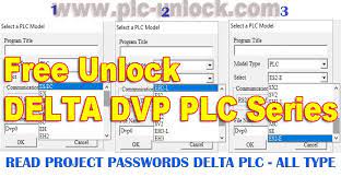 Here are details about how to unlock . Delta Plc Dvp Series Unlock Software Free 100 Grantee
