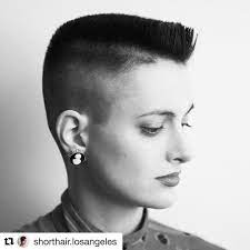 Zoothair Super Nice Repost Shorthair Losangeles With Repostapp Flat Top Haircut Very Short Hair Shaved Hair Women