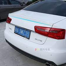 Car Accessories Exterior Abs Plastic Unpainted Primer Color Rear Boot Trunk Wing Spoiler For Audi A6 C7 2011 2012 2013 2014 2015 Car Accessories Audi A6 Car