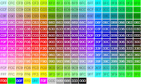 Html用のカラーコードの一覧表 さきちんweb