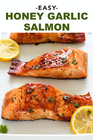 Easy Honey Garlic Salmon 5 Ingredients Chef Savvy Recipe Salmon Recipes Pan Seared Honey Garlic Salmon Salmon Recipes Baked Healthy