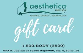 Purchase $100 botox gift voucher for $75 to get the gift you really want, ta. Fast And Simple Med Spa Cosmetic Gift Cards Aesthetica Med Spa