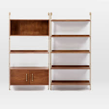 Wall mounted and floating shelves(24). Linden Mid Century Wall Shelf Set With Storage