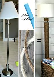 Top 21 The Best Diy Pool Noodle Home Projects And Lifehacks Diy Floor Lamp Diy Flooring Diy Pool