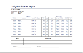 So check out this annual operation and maintenance report form and you should be able to prepare a. Excel Daily Production Report Template Formal Word Templates