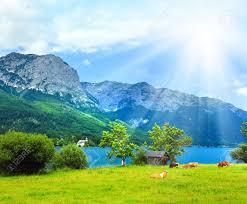 Der sieg gegen atlético madrid bringt selbstvertrauen vor der. Schone Sommer Alpensee Grundlsee Blick Osterreich Lizenzfreie Fotos Bilder Und Stock Fotografie Image 10361253