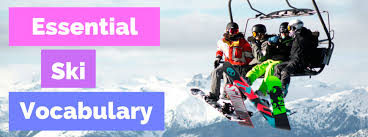 Essential Ski Vocabulary Infographic Oxford House Barcelona