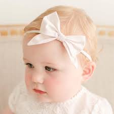 Satin Christening Headband