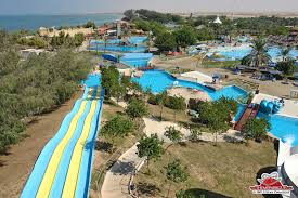 1,500 m2 big swimming pool. Dreamland Aquapark Photos By The Theme Park Guy