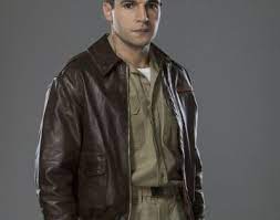 Catch 22 Hulu Press Site Flight Jacket Leather Jacket Leather Flight Jacket