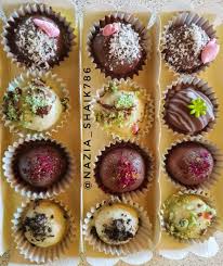 Burfee Truffles Recipe By Nazia Shaik Recipe Indian Dessert Recipes Chocolate Recipes Homemade Sweets Recipes