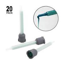 20 Pieces Epoxy Mixing Nozzle Tip Resin Mixer Adhesive Gun Applicatior for  1: 1 50ml/1.7oz