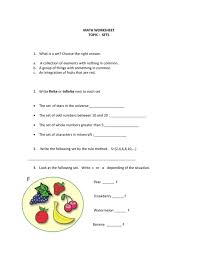 The great divide of the quadratic formula in eighth grade. Sets 6th Grade Worksheet
