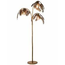 Antique Gold Palm Leaf Floor Lamp Metal Floor Lamps Art Deco Floor Lamp Floor Lamp