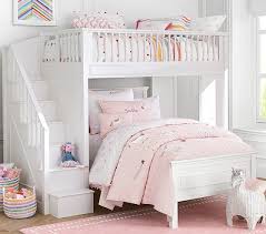 Visit jacksonville furniture mart for bed, headboard, armoire, chest, dresser, master bedroom, cedar chest, youth bedroom, nightstand, bunk bed, platform bed, sleigh bed, poster bed, queen bed, king beds, twin beds, lingerie chests, mirrors and. Fillmore Stair Kids Loft Bed Lower Bed Set Pottery Barn Kids