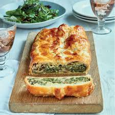 Tomatoes with wasabi mascarpone and pine nuts. Mary Berry Mushroom En Croute Vegetarian Dinner Party Recipe Vegetarian Dinner Party Vegetarian Dishes Recipes