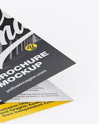 Download Brochure Mockup In Stationery Mockups On Yellow Images Object Mockups Yellowimages Mockups