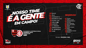 Flamengo e inter se enfrentam neste domingo, 8/8, em confronto válido pela 15ª rodada do campeonato brasileiro da série a 2021. Com Gustavo Henrique Titular Flamengo Divulga Escalacao Para Decisao Contra O Inter Flamengo Coluna Do Fla