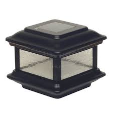 Colonial 4x4 Solar Fence Post Cap Light