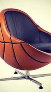 This Basketball Chair Looks Awesome And Very Comfortable I Wish I Could Have It Chair Home Decor Decor