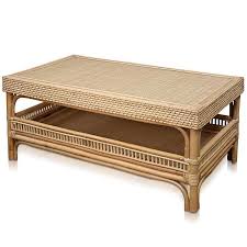 Rattan coffee table round solid wood Natural Rattan Jace Coffee Table Kirklands