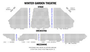 Winter Garden Theatre Nyc Seating Chart Winter Garden
