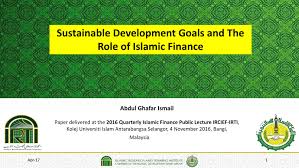 Heavily pursued since the late 1960s. Pdf Sustainable Development Goals And The Role Of Islamic Finance