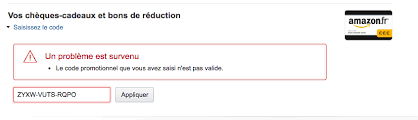 La large sélection de produits vous aide à faire un bon cadeau à la personne désirée. Utiliser Votre Code Sur Amazon Fr Centre D Aide