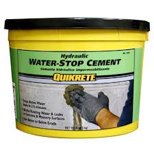 Quikrete 10 Lb Hydraulic Water Stop Cement 112611 The Home Depot Cement Concrete Leak Repair