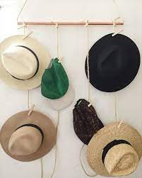 Want Your Hat Look Neater You Can Create Your Own Hat Rack So You Can Spend Less And You Can Save More There Is A Lot O Diy Hat Diy Hat