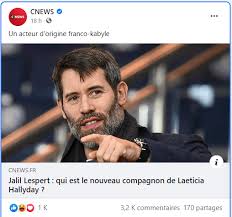 See more of jalil lespert on facebook. Laeticia Hallyday En Couple Avec Le Franco Algerien Jalil Lespert