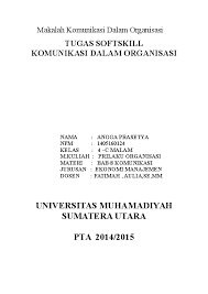 Pdf drive investigated dozens of problems and listed the biggest global issues facing the world today. Doc Makalah Komunikasi Dalam Organisasi 2 Nitta Youmi Academia Edu