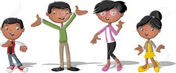 Help your child learn how to count and get prepared for the first grade with this fun counting video from africa's favourite preschool cartoon show akili and. Colorful Happy Black People Cartoon African American Family Royalty Free Cliparts Vectors And Stock Illustration Image 60617491