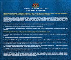 Cuaca di malaysia untuk hari ini, besok dan minggu. Change Of Health Screening Covid 19 Test And Quarantine Procedures For Travellers Citizens And Non Citizens Arriving In Malaysia From Abroad News From Mission Portal