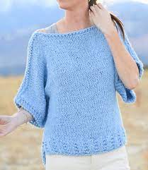 A free knitting pattern, made of cotton yarn, light and loose, ideal for. Easy Sweater Knitting Patterns In The Loop Knitting
