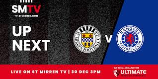 Rangers are the first on the table with 85 points from 31 played matches. Up Next St Mirren V Rangers 30th December