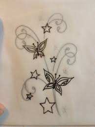 Shooting stars are a talisman for luck, while depictions of astrological stars. Butterfly Sketch For Tattoo More Tattoo Ideas Tatt S Butterflies Stars Butterfly Sketch Butterfly Tattoo On Shoulder Butterfly Name Tattoo