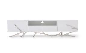 Tv stands & media consoles. Modrest Legend 79 Wide Modern White Tv Stand