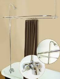 Easy 3 water volume adjustments along with accurate cold/hot water switch make it a pure joy to have your bath. R2200a Clawfoot Tub Shower Faucet And Rectangular Combo Set For Sale Online Ebay