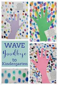 In my classroom, we craft all year long but there is just something extra special about an end of year craft on display. End Of Year Kindergarten Fingerprint Art Kindergarten Crafts Kindergarten Art Projects Kindergarten Projects