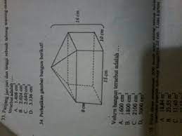 Sebuah bangun ruang berbentuk kubus memiliki volume 13.824 cm3. Volume Bangun Tersebut Adalah A 1600 Cm3 B 1800 Cm3 C 2100 Cm3 D 3000cm3 Brainly Co Id