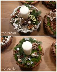 Weihnachtsgesteck Basteln Adventsgesteck Basteln Weihnachtliches Gesteck Selber Machen Weihna Selber Machen Tisch Weihnachtsgestecke Adventsgestecke Basteln