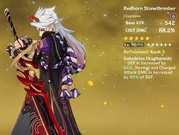 Redhorn stonethresher genshin