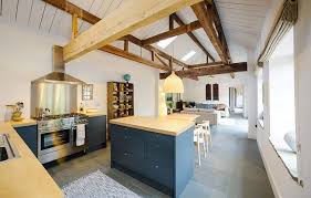 open plan kitchen living room