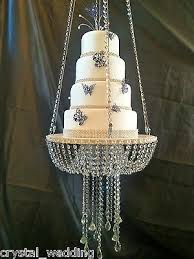The first and only result we arrived at was cake stackers upside down stand. Wedding Cake Stands Plates Hanging Cake Stand Upside Down Chandelier Style Kit Stainless 6 8 10 12 14 16 Home Furniture Diy