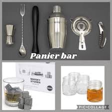 Panier Cadeau Bar Whisky Stones Whisky Bar